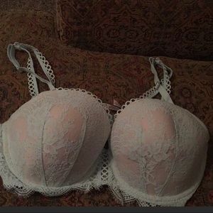 Teal lace Victoria’s Secret bra